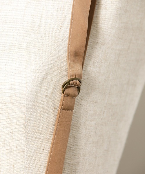 AS KNOW AS PINKY(アズノゥアズピンキー)の「サテンでギャザージャンスカ(ジャンパースカート・レディース・カーキ/ブラック/ブラウン・FREE)」の15枚目の写真