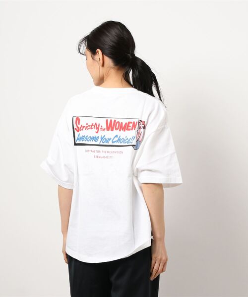 kha:ki（カーキ）の「ヴィンテージロゴＴ/バックプリントT（Tシャツ/カットソー・レディース・オフホワイト・1）」の13枚目の写真