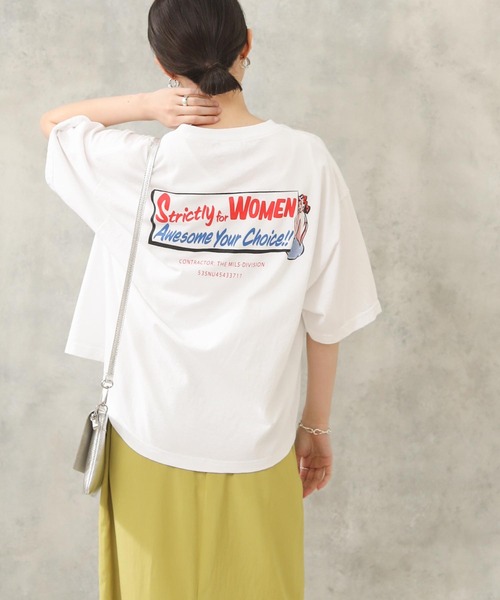 kha:ki（カーキ）の「ヴィンテージロゴＴ/バックプリントT（Tシャツ/カットソー・レディース・オフホワイト・1）」の17枚目の写真