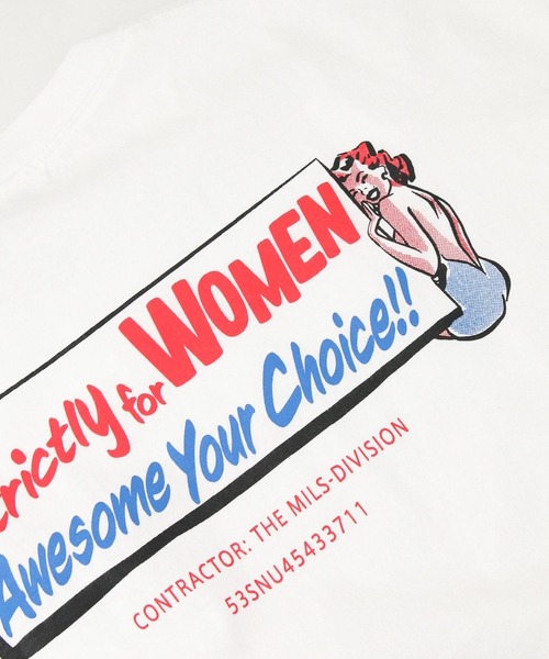 kha:ki（カーキ）の「ヴィンテージロゴＴ/バックプリントT（Tシャツ/カットソー・レディース・オフホワイト・1）」の7枚目の写真