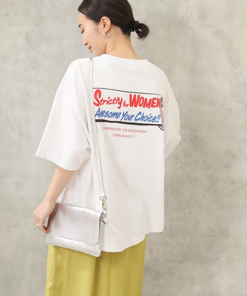 kha:ki（カーキ）の「ヴィンテージロゴＴ/バックプリントT（Tシャツ/カットソー・レディース・オフホワイト・1）」の5枚目の写真