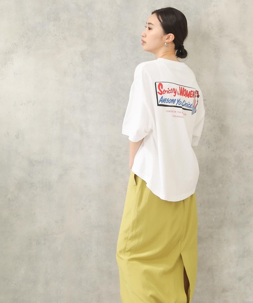 kha:ki（カーキ）の「ヴィンテージロゴＴ/バックプリントT（Tシャツ/カットソー・レディース・オフホワイト・1）」の21枚目の写真