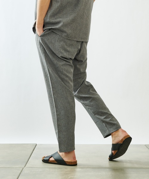 COLONY 2139（コロニートゥーワンスリーナイン）の「ポリトロワイドテーパードパンツ(セットアップ可)（その他パンツ・メンズ・ブラック/グレー/モカ/カーキ/ブルー・SMALL/MEDIUM/LARGE）」の10枚目の写真