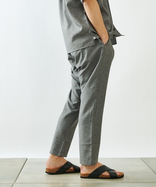 COLONY 2139（コロニートゥーワンスリーナイン）の「ポリトロワイドテーパードパンツ(セットアップ可)（その他パンツ・メンズ・ブラック/グレー/モカ/カーキ/ブルー・SMALL/MEDIUM/LARGE）」の22枚目の写真