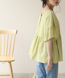 frames RAY CASSIN | 【WEB限定】前後2WAYラッフルスリーブブラウス(シャツ/ブラウス)