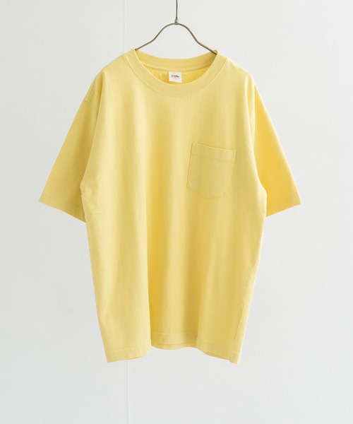 FRUIT OF THE LOOM(フルーツオブザルーム)の「『別注』FRUIT OF THE LOOM GARMENT DYE T-SHIRTS(Tシャツ/カットソー・メンズ・イエロー/ブルー/アイボリー/ミント・MEDIUM/LARGE)」の1枚目の写真