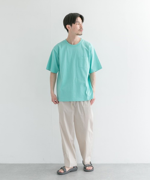 FRUIT OF THE LOOM(フルーツオブザルーム)の「『別注』FRUIT OF THE LOOM GARMENT DYE T-SHIRTS(Tシャツ/カットソー・メンズ・イエロー/ブルー/アイボリー/ミント・MEDIUM/LARGE)」の9枚目の写真