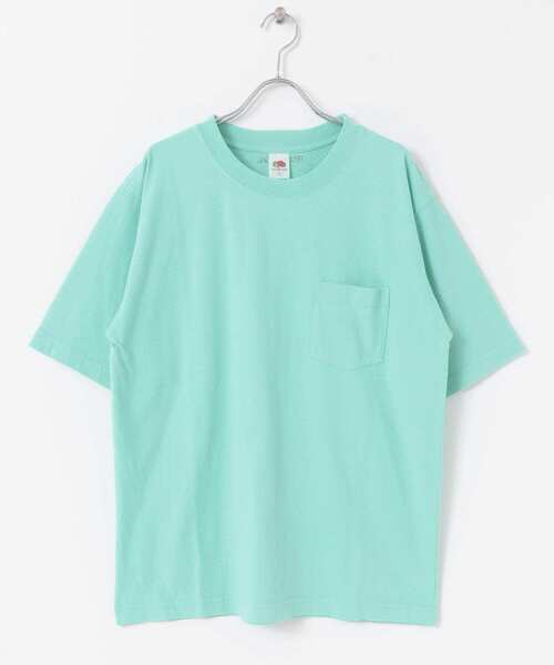 FRUIT OF THE LOOM(フルーツオブザルーム)の「『別注』FRUIT OF THE LOOM GARMENT DYE T-SHIRTS(Tシャツ/カットソー・メンズ・イエロー/ブルー/アイボリー/ミント・MEDIUM/LARGE)」の7枚目の写真