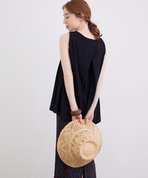 MADEMOISELLE ROPE' | Aラインノースリーブプルオーバー(Tシャツ/カットソー)