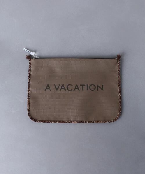 A VACATION（アヴァケーション）の「＜A VACATION（ア ヴァケーション）＞レター メッシュ バッグ（クラッチバッグ・レディース・ダークブラウン/ケリー・FREE）」の2枚目の写真