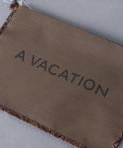 A VACATION（アヴァケーション）の「＜A VACATION（ア ヴァケーション）＞レター メッシュ バッグ（クラッチバッグ・レディース・ダークブラウン/ケリー・FREE）」の10枚目の写真