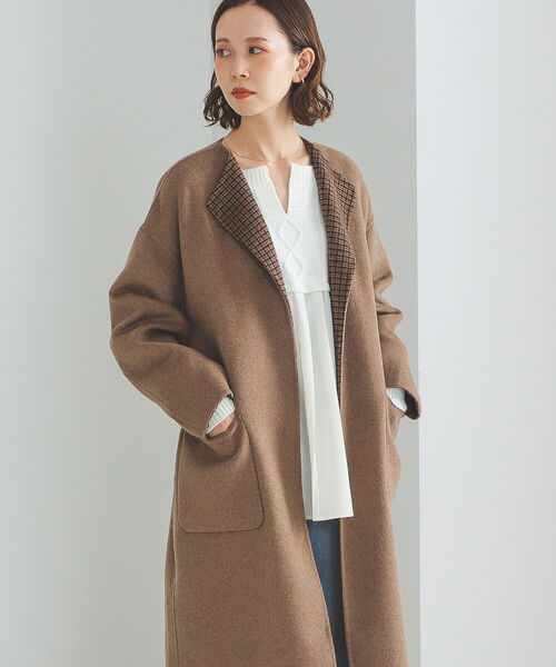 seya.リバーシブルロングコート seya.リバーシブルロングコート