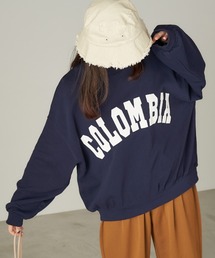 Chaco closet | "COLOMBIA"カレッジロゴ風ビッグシルエットスウェット(スウェット)