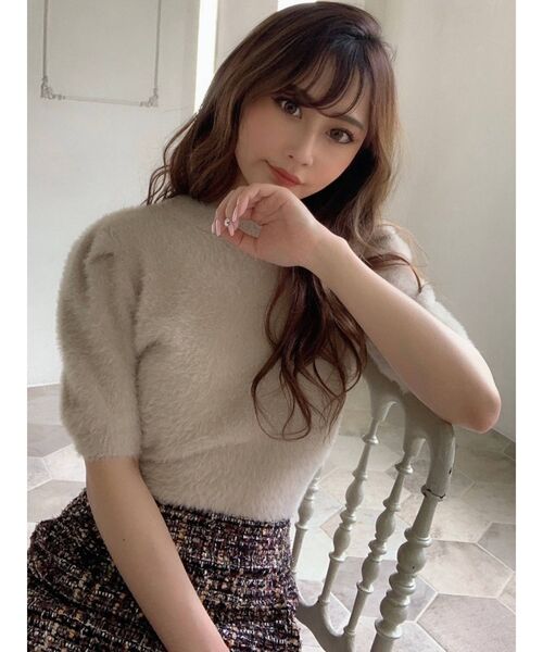 RESEXXY(リゼクシー)の「ツイードフリンジスカート(スカート・レディース・ブラック/ブラウン・FREE)」の22枚目の写真