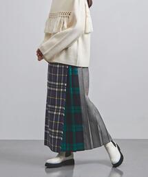 O'NEIL of DUBLIN | <O'NEIL of DUBLIN(オニール オブ ダブリン)>パッチワーク ロングスカート †(スカート)