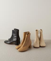 CITEN | ＜CITEN（シテン）＞ワイドスクエア ストレッチ ショートブーツ(ブーツ)