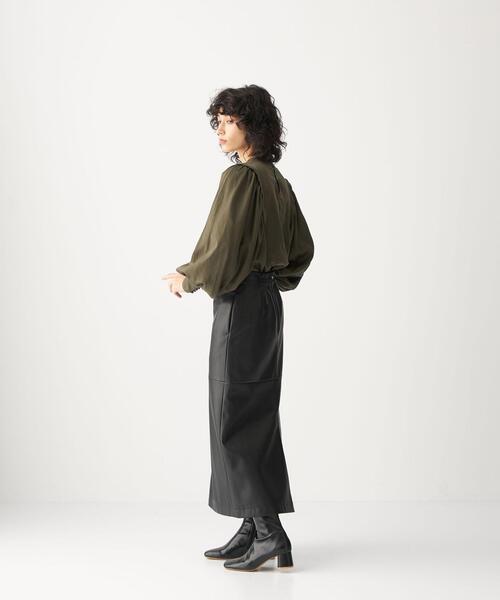 CITEN(シテン)の「<CITEN(シテン)>ワイドスクエア ストレッチ ショートブーツ(ブーツ・レディース・ブラック/ベージュ/オフホワイト・S/M/L)」の13枚目の写真