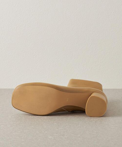 CITEN（シテン）の「＜CITEN（シテン）＞ワイドスクエア ストレッチ ショートブーツ（ブーツ・レディース・ブラック/ベージュ/オフホワイト・S/L/M）」の12枚目の写真