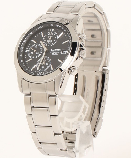 SEIKO(セイコー)の「SEIKO セイコー/ 10気圧防水 日本製クォーツ クロノグラフ ラウンドフェイス メタルベルト腕時計 /// SNDシリーズ(アナログ腕時計・メンズ・シルバー/シルバー系その他/ブラック×シルバー/シルバー×ブルー/シルバー系その他2・FREE)」の14枚目の写真