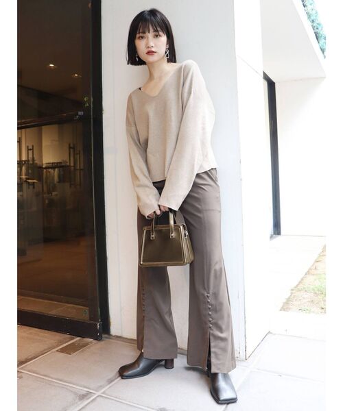 MURUA（ムルーア）の「タップブーティー（パンプス・レディース・アイボリー/ブラック/ブラウン・35/36/37）」の14枚目の写真