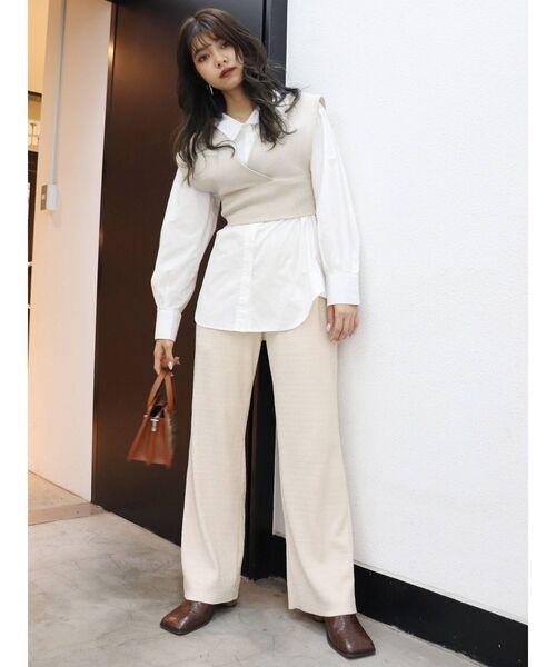 MURUA（ムルーア）の「タップブーティー（パンプス・レディース・アイボリー/ブラック/ブラウン・35/36/37）」の16枚目の写真