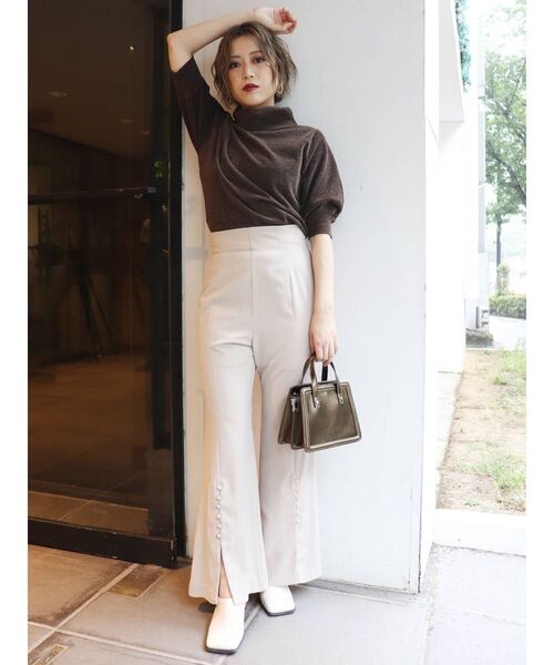 MURUA（ムルーア）の「タップブーティー（パンプス・レディース・アイボリー/ブラック/ブラウン・35/36/37）」の19枚目の写真