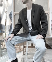 PATRICK STEPHAN（パトリックステファン）の「Leather micro shoulder bag 'double zip'　ショルダーバッグ（ショルダーバッグ）」