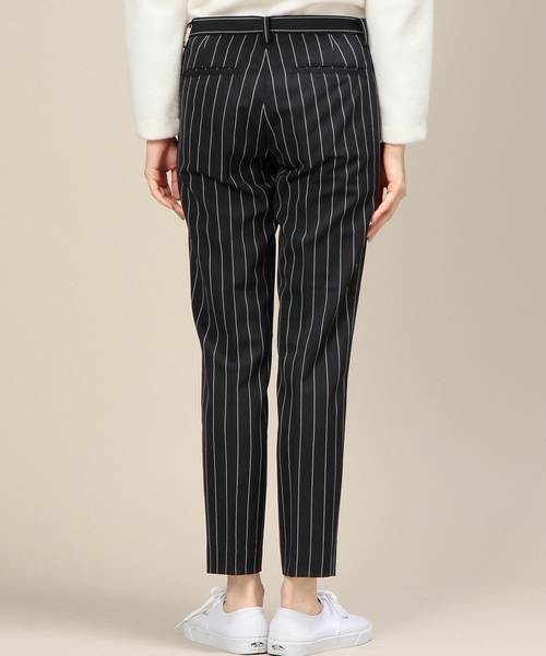 BEAUTY&YOUTH UNITED ARROWS（ビューティーアンドユースユナイテッドアローズ）の「BYTF ピンストライプパンツ◆（スラックス・レディース・ライトグレー/ネイビー・MEDIUM/SMALL）」の3枚目の写真