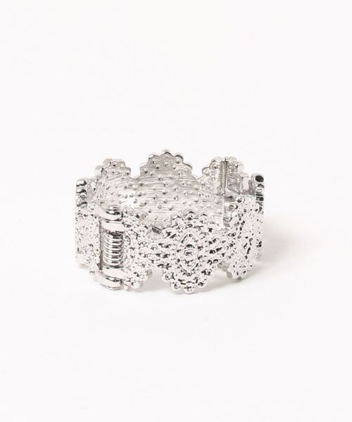 Three Four Time（ｽﾘｰﾌｫｰﾀｲﾑ）の「メタルレーステールクラッチ（バレッタ/ヘアクリップ・レディース・ゴールド/シルバー・FREE）」の3枚目の写真