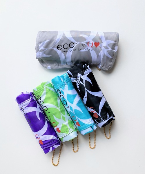 Q（キュー）の「モノグラムエコバッグ 5個セット（エコバッグ/サブバッグ・レディース・その他・FREE）」の4枚目の写真