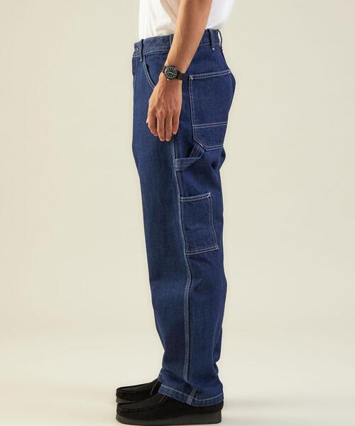 green label relaxing（グリーンレーベルリラクシング）の「＜GLR/ lab＞ 13oz ペインター デニム パンツ（デニムパンツ・メンズ・ブラック/ライトブルー・XL/S/M/L）」の8枚目の写真