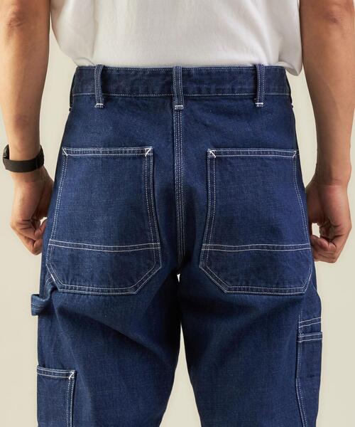 green label relaxing（グリーンレーベルリラクシング）の「＜GLR/ lab＞ 13oz ペインター デニム パンツ（デニムパンツ・メンズ・ブラック/ライトブルー・XL/S/M/L）」の10枚目の写真