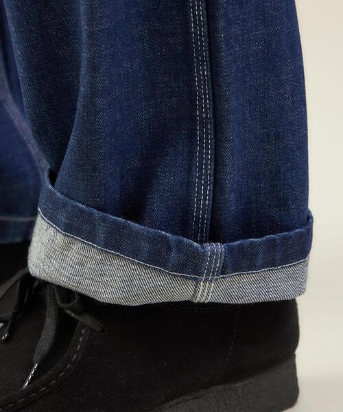 green label relaxing（グリーンレーベルリラクシング）の「＜GLR/ lab＞ 13oz ペインター デニム パンツ（デニムパンツ・メンズ・ブラック/ライトブルー・XL/S/M/L）」の4枚目の写真