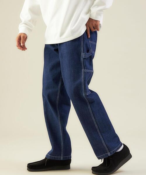 green label relaxing（グリーンレーベルリラクシング）の「＜GLR/ lab＞ 13oz ペインター デニム パンツ（デニムパンツ・メンズ・ブラック/ライトブルー・XL/S/M/L）」の11枚目の写真