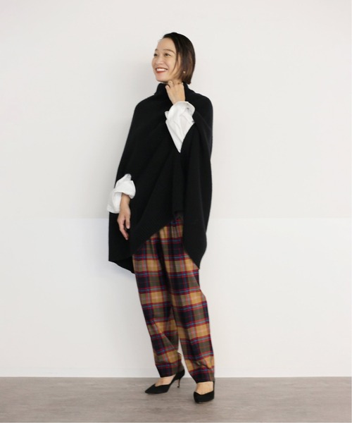 VERMEIL par iena(ヴェルメイユパーイエナ)の「BONOTTO old check パンツ◆(スラックス・レディース・ベージュ/レッド・40/38/36)」の11枚目の写真