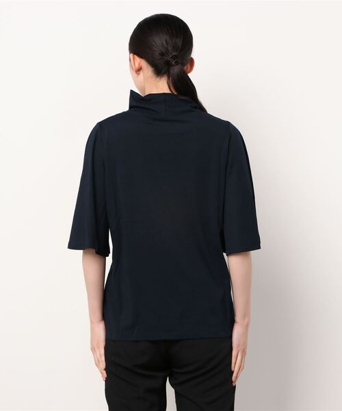 DEMYLEE(デミリー)の「DEMYLEE / ボトルネックカットソー(Tシャツ/カットソー・レディース・ホワイト/ネイビー・X-SMALL)」の7枚目の写真