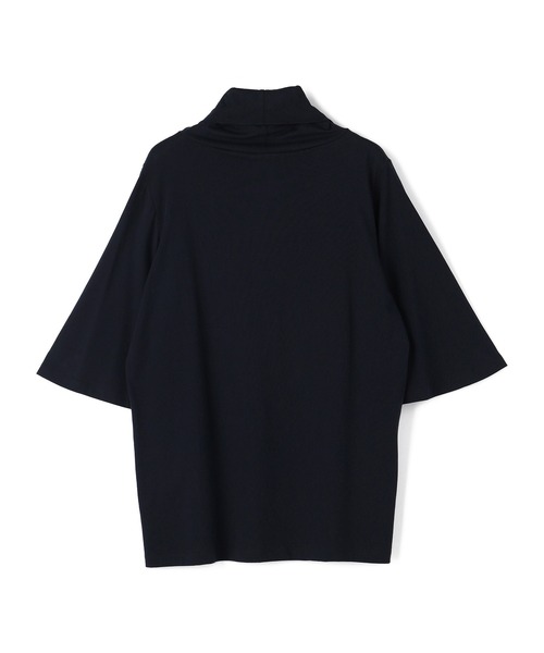 DEMYLEE(デミリー)の「DEMYLEE / ボトルネックカットソー(Tシャツ/カットソー・レディース・ホワイト/ネイビー・X-SMALL)」の3枚目の写真