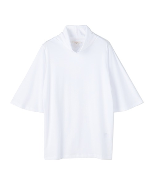 DEMYLEE(デミリー)の「DEMYLEE / ボトルネックカットソー(Tシャツ/カットソー・レディース・ホワイト/ネイビー・X-SMALL)」の10枚目の写真