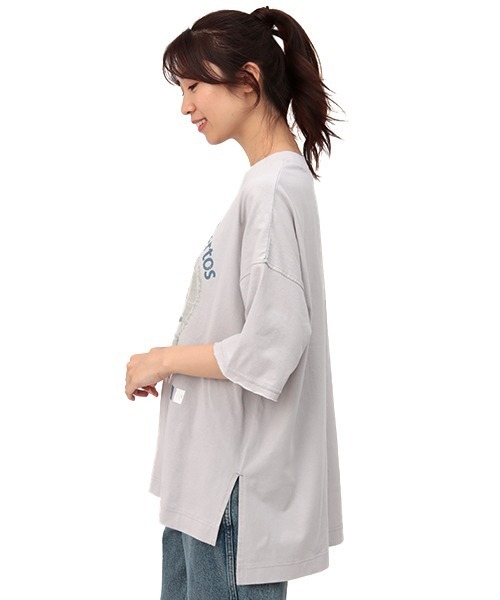 チチカカ（チチカカ）の「吸汗速乾メヒコプリントプルオーバー（Tシャツ/カットソー・レディース・チャコールグレー/ライトグレー・FREE）」の15枚目の写真