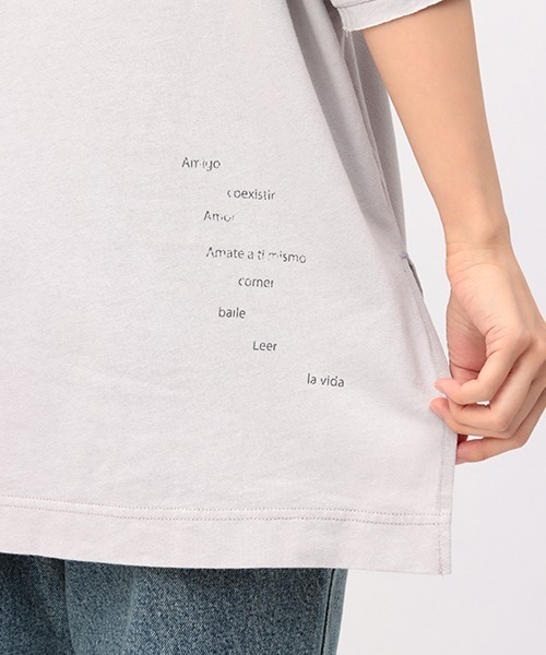 チチカカ（チチカカ）の「吸汗速乾メヒコプリントプルオーバー（Tシャツ/カットソー・レディース・チャコールグレー/ライトグレー・FREE）」の19枚目の写真