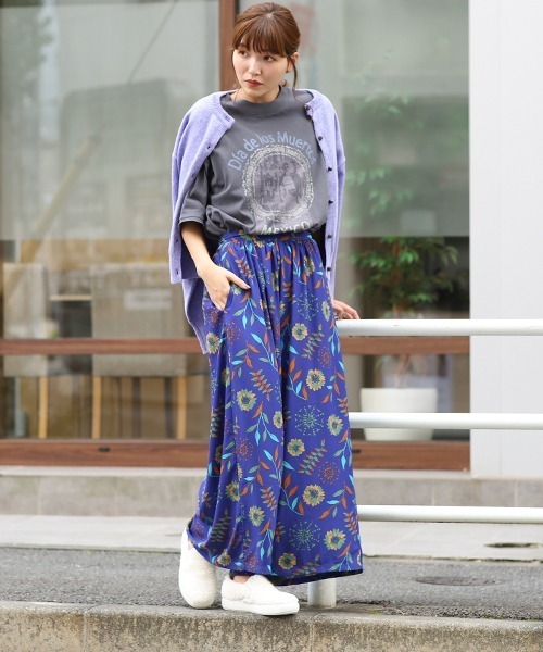 チチカカ（チチカカ）の「吸汗速乾メヒコプリントプルオーバー（Tシャツ/カットソー・レディース・チャコールグレー/ライトグレー・FREE）」の8枚目の写真