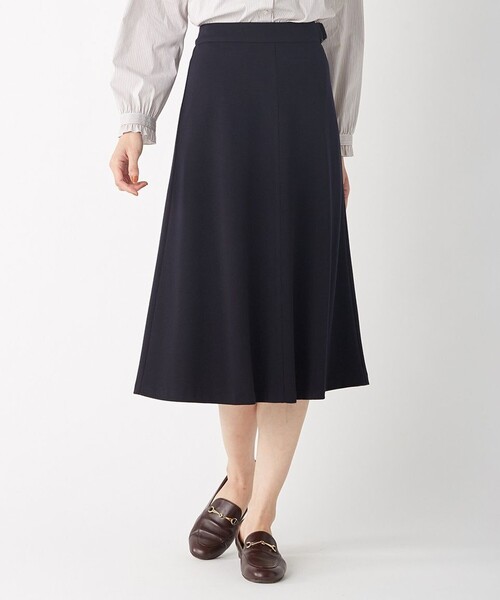 J.PRESS Ladies(J.プレス レディス)の「【洗える】セルロースリバー スカート(スカート・レディース・グレー系/ブラウン系/ネイビー系/ワイン系・XS)」の4枚目の写真