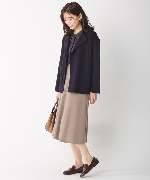 J.PRESS Ladies(J.プレス レディス)の「【洗える】セルロースリバー スカート(スカート・レディース・グレー系/ブラウン系/ネイビー系/ワイン系・XS)」の11枚目の写真