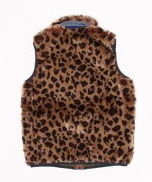 DENIM DUNGAREE デニム＆ダンガリー ヒョウガラボア ベスト 59963938_b_01_215.jpg