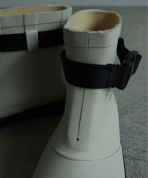 bulle de savon(ビュルデサボン)の「moon star MARKE(レインシューズ・レディース・ホワイト/ブラック・23.0cm/24.0cm/25.0cm)」の13枚目の写真