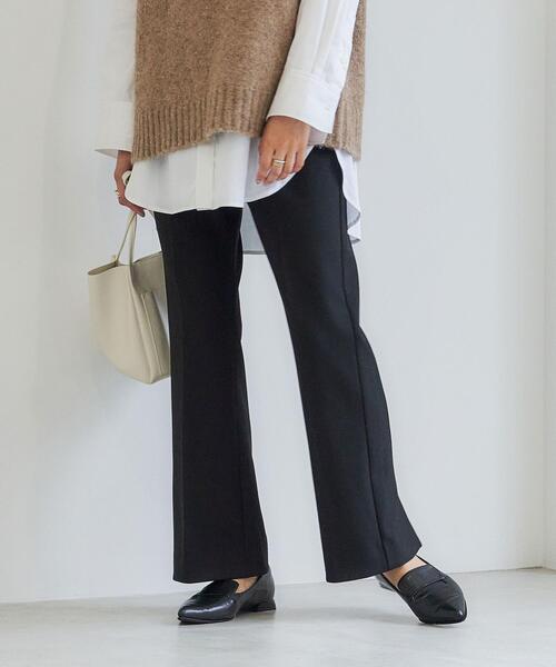 green label relaxing（グリーンレーベルリラクシング）の「Beauty ビューティー パンツ Ⅱ（その他パンツ・レディース・ライトグレー/ブラック/その他1/ライトピンク/ターコイズブルー・40/38/42/36/34）」の2枚目の写真