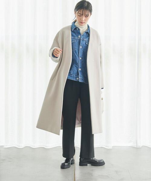 green label relaxing（グリーンレーベルリラクシング）の「Beauty ビューティー パンツ Ⅱ（その他パンツ・レディース・ライトグレー/ブラック/その他1/ライトピンク/ターコイズブルー・40/38/42/36/34）」の21枚目の写真