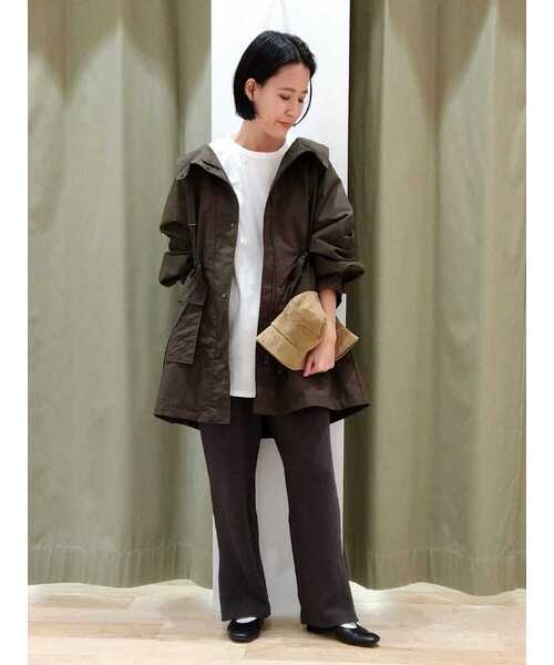 human woman（ヒューマンウーマン）の「◆ラゲットリブパンツ（その他パンツ・レディース・ブラウン/グレー系その他・MEDIUM）」の9枚目の写真