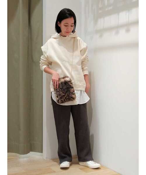 human woman（ヒューマンウーマン）の「◆ラゲットリブパンツ（その他パンツ・レディース・ブラウン/グレー系その他・MEDIUM）」の10枚目の写真