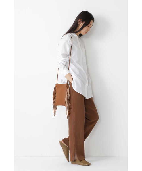 human woman（ヒューマンウーマン）の「◆ラゲットリブパンツ（その他パンツ・レディース・ブラウン/グレー系その他・MEDIUM）」の14枚目の写真